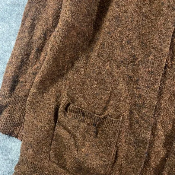 Madewell Cardigan Small Brown Knit Kent Long Sleeve Open Longline Sweater - Picture 14 of 14